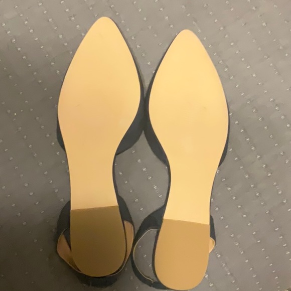 Loft Faux Suede Slingback Flats 9.5 - Picture 7 of 12